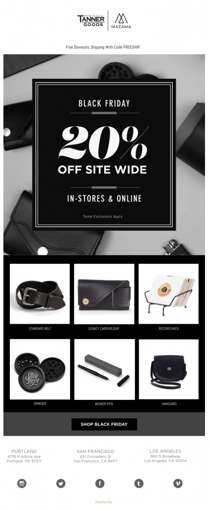 black friday shopping online web social